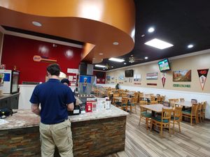 Inside at Bossman's Pizza in San Jose