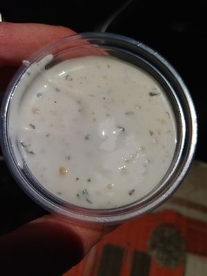 $1.75 Vegan Ranch at Bossman's Pizza in San Jose