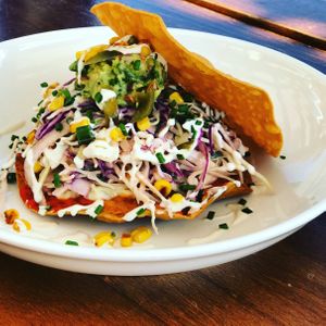 Tostada at BKA Vegan in Burleigh Heads