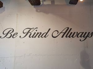 Kindess is easy. Duh at BKA Vegan in Burleigh Heads