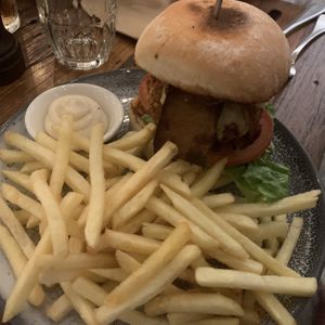 Burger  at BKA Vegan in Burleigh Heads