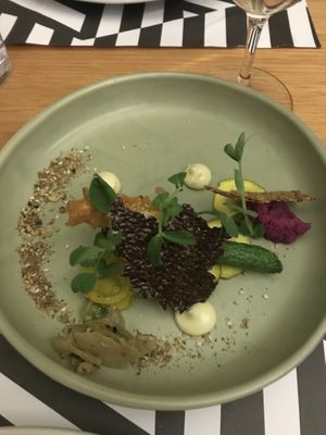 Vegan entree 3 at Masons of Bendigo in Bendigo