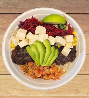 Oaxaca Bowl with tofu.  at freshii - Mahogany  in Calgary