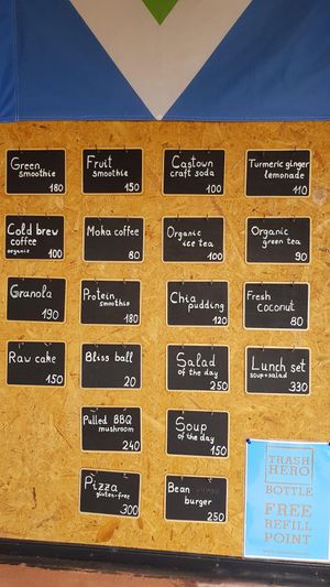 Menu at Cooper's Specialty Kitchen in Ao Nang