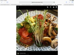 Vegan breakfast at The Sprout About in Geelong