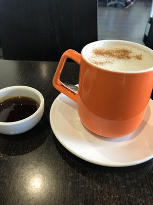 Soy Chai & Maple Syrup on the side 🤗 at The Sprout About in Geelong