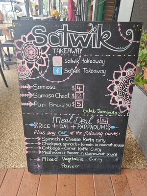 Deal board at Satwik in Port Macquarie