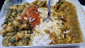 Chickpea curry. Very nice. at Satwik in Port Macquarie