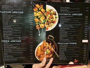 Appetizers and Mains at The Cave in Kolkata
