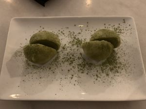 Matcha mocha at Koppu Ramen Izakaya in Lisbon