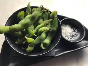 Edamame at Koppu Ramen Izakaya in Lisbon