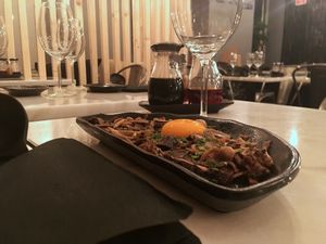 shitake shimenji yaki at Koppu Ramen Izakaya in Lisbon