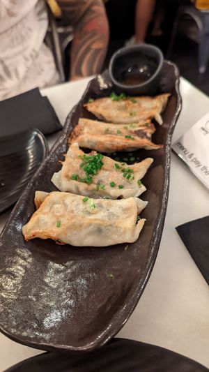 Veg gyozas at Koppu Ramen Izakaya in Lisbon