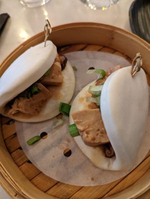 Tofu & Shiitake bao at Koppu Ramen Izakaya in Lisbon
