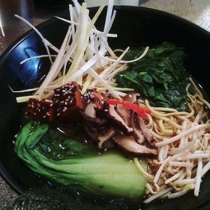 Vegan ramen at Koppu Ramen Izakaya in Lisbon