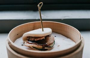 Vegan Bao at Koppu Ramen Izakaya in Lisbon