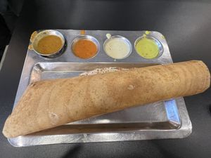   at Saravana Bhavan in East London