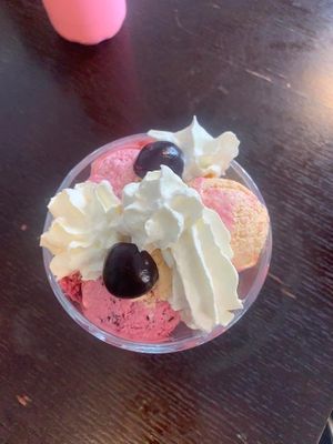Vegan ice cream at Chwast Prast in Torun