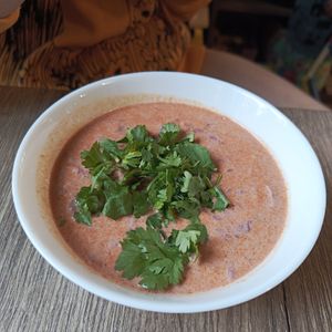 Chłodnik tajski at Chwast Prast in Torun