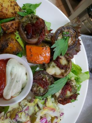 Pieczarki a'la Gucia at Chwast Prast in Torun