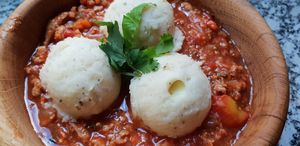 Fufu at Chwast Prast in Torun