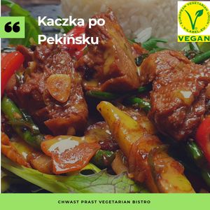 pyszna wegańska kaczka po pekińsku at Chwast Prast in Torun