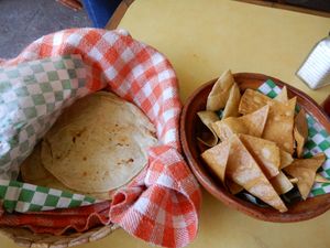 always extra tortillas  at Vgan111 in Morelia
