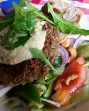 begin salat (vegan) at Pygmalion in Bergen