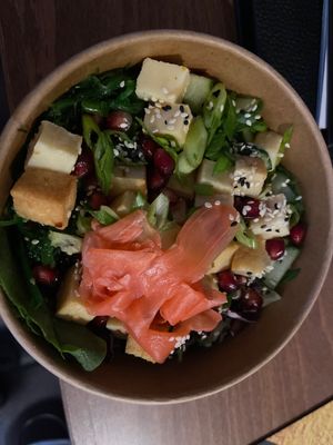 Tofu bowl  at Akaka Poke in Dublin