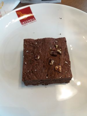 Vegan brownie at Insomnia Coffee Company - Macken House in Dublin