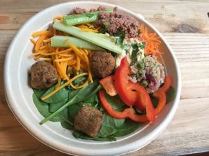 Vegan superfood salad at Insomnia Coffee Company - Macken House in Dublin