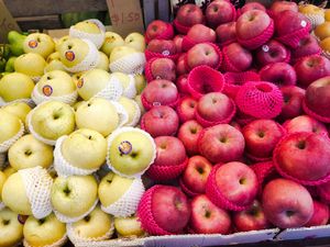 Fresh whole fruits at Teow Hong Fruit Store in Northeast Singapore