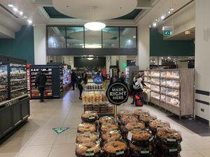 The entrance area at Whole Foods Market - Kensington High St in West London