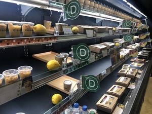 Salad rack  at CITRON - Otemachi in Tokyo