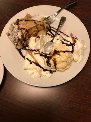 Apple strudel  at Nidda in Frankfurt