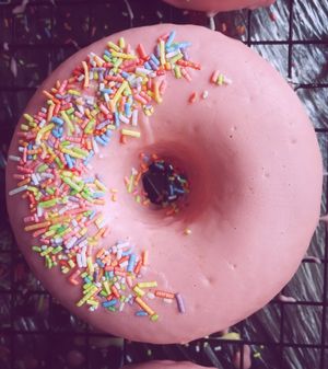 Strawberry at Doughliciousss in Oldham