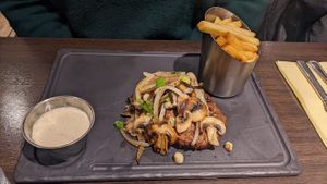 Vegan Steak at La Caverna in Dublin