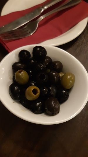 Mixed olives at La Caverna in Dublin