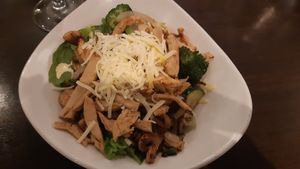 Caesar salad starter at La Caverna in Dublin