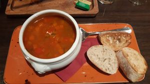minestrone at La Caverna in Dublin