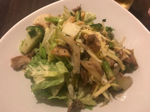 César salad  at La Caverna in Dublin