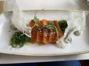 Sashimi at Twelve Eatery in Bournemouth