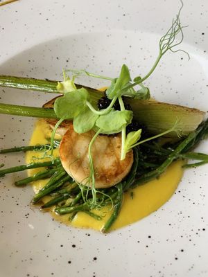 Scallops  at Twelve Eatery in Bournemouth