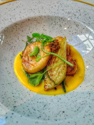 The best Vegan Scallops I’ve ever had  at Twelve Eatery in Bournemouth