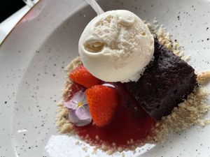 Brownie  at Twelve Eatery in Bournemouth