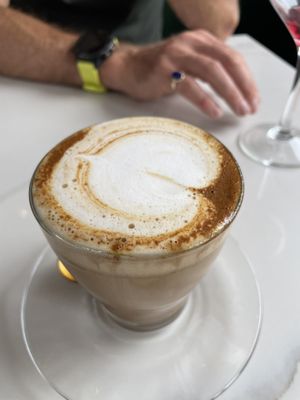 Reishi mushroom latte at Twelve Eatery in Bournemouth