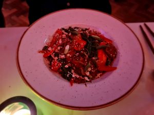 Tempeh noodles main at Twelve Eatery in Bournemouth