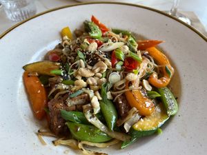 Tempeh Noodles  at Twelve Eatery in Bournemouth