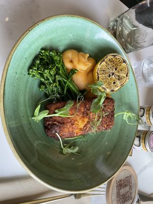 Tempeh schnitzel   at Twelve Eatery in Bournemouth