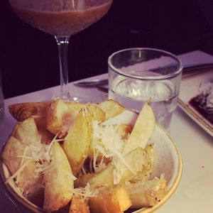 Truffle chips  at Twelve Eatery in Bournemouth